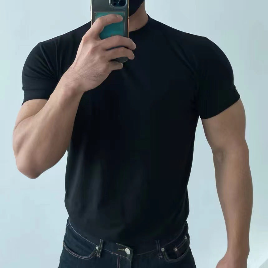 Fitted t-shirt - men's quick-dry tailored top