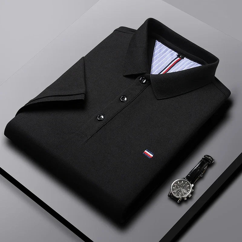 Timeless polo shirt - men’s versatile polo with button detail