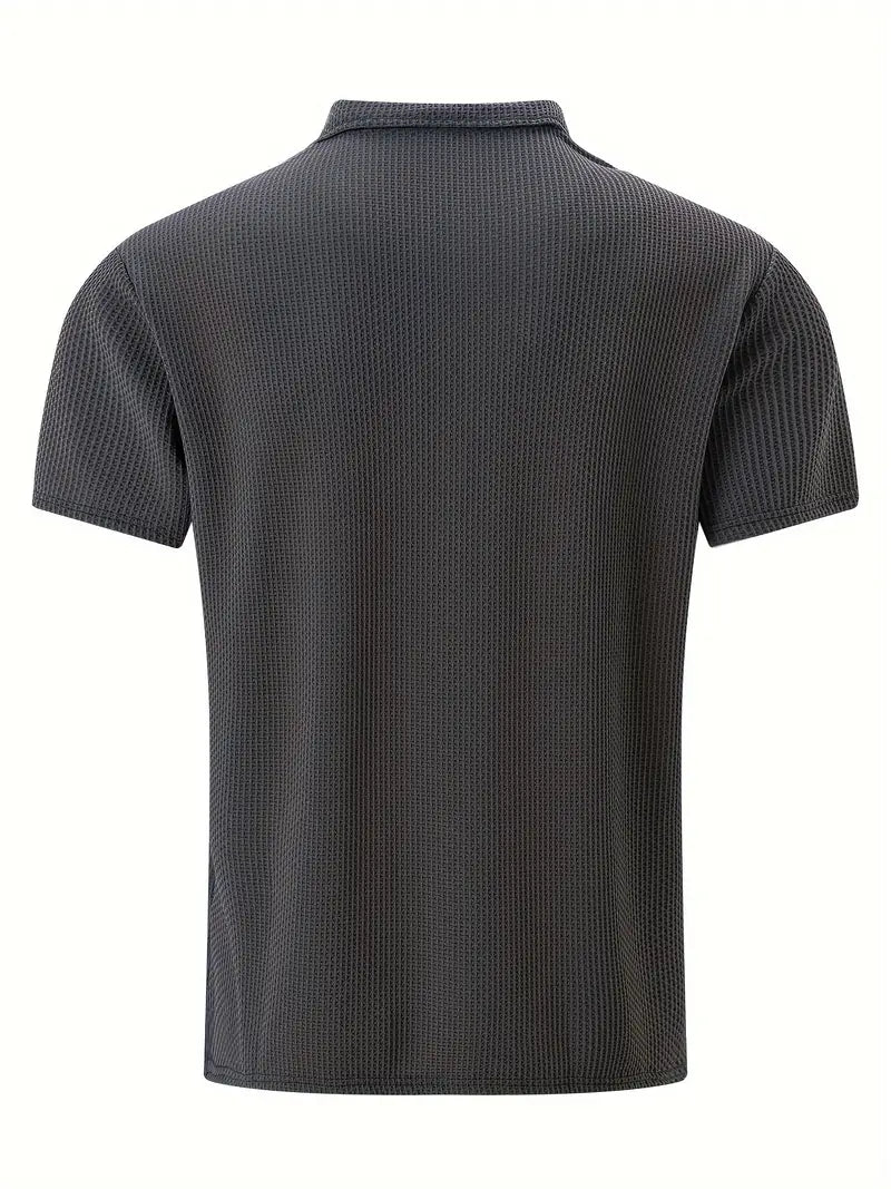 Polo shirt with zip detail - versatile men’s casual polo for various occasions