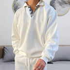 Men's long sleeve polo shirt - classic casual attire for everyday wear