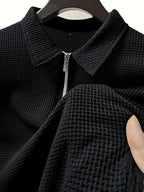 Polo shirt with zip detail - versatile men’s casual polo for various occasions