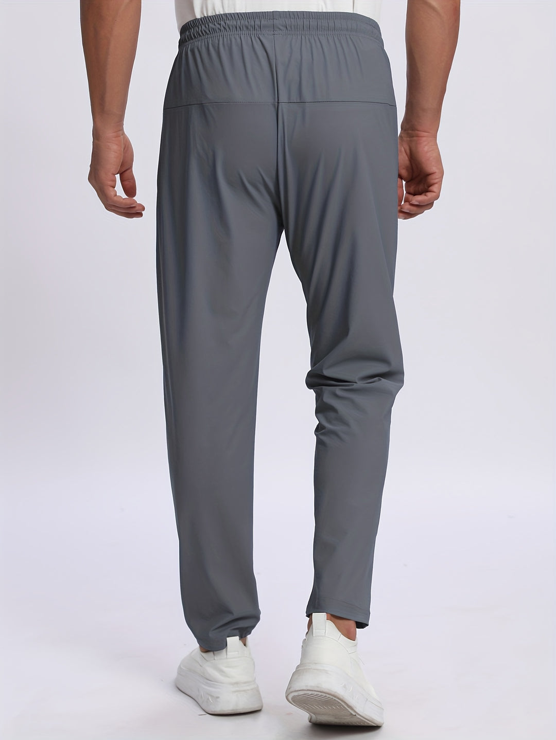 Men’s Trousers with Zipped Pockets - Stretchy Sporty Joggers