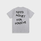 Marlon - men's retro 'desire funds for porsche' cotton t-shirt