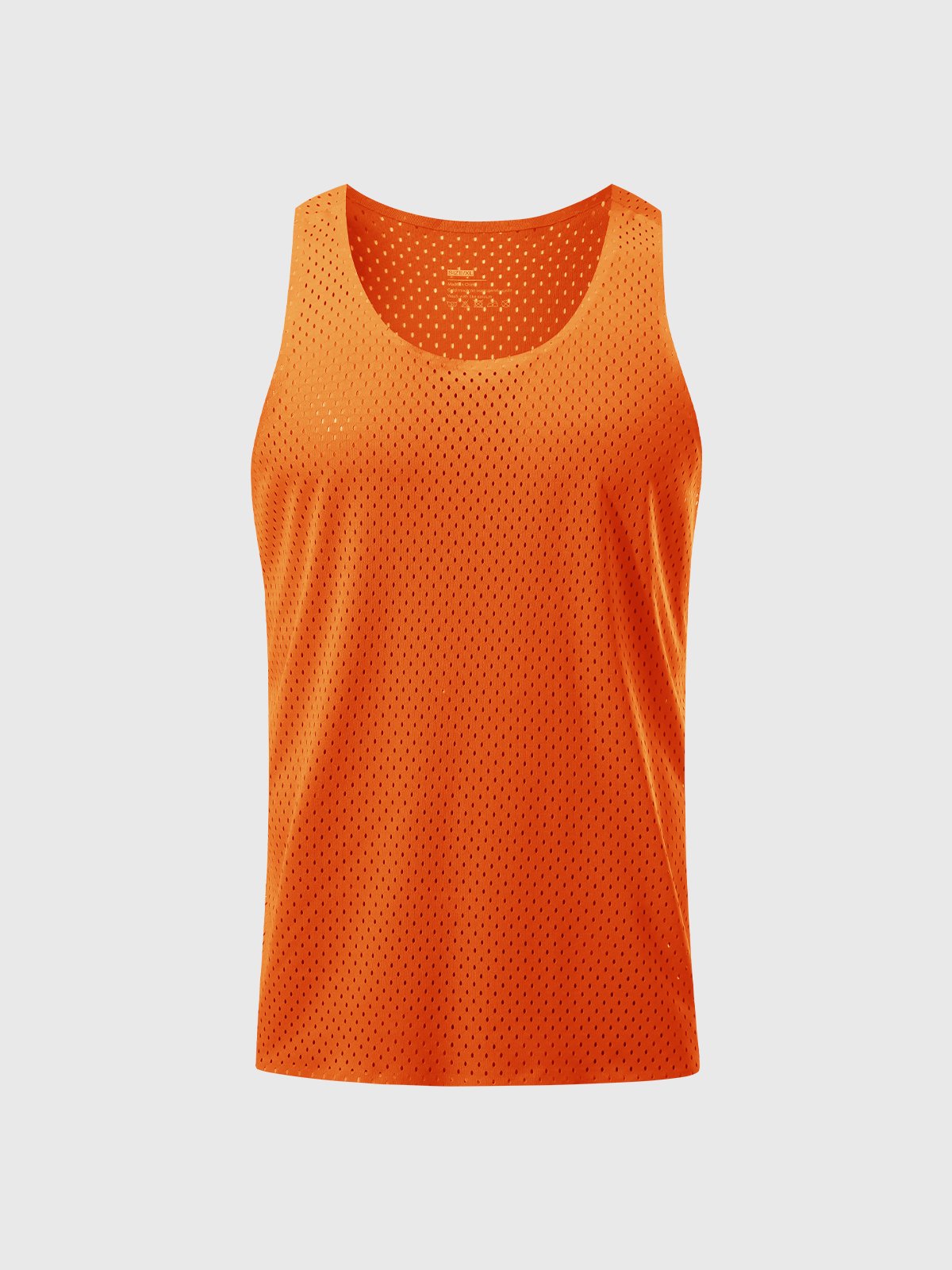 Men's breathable mesh tank top lightweight athletic performance wear - ideal for sports and fitness activities