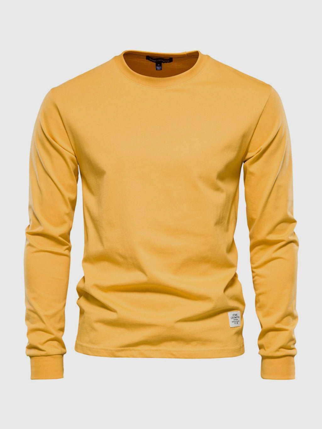 Men's long sleeve t-shirt - lightweight casual wear with versatile cotton fabric for everyday coziness
