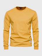 Men's long sleeve t-shirt - lightweight casual wear with versatile cotton fabric for everyday coziness