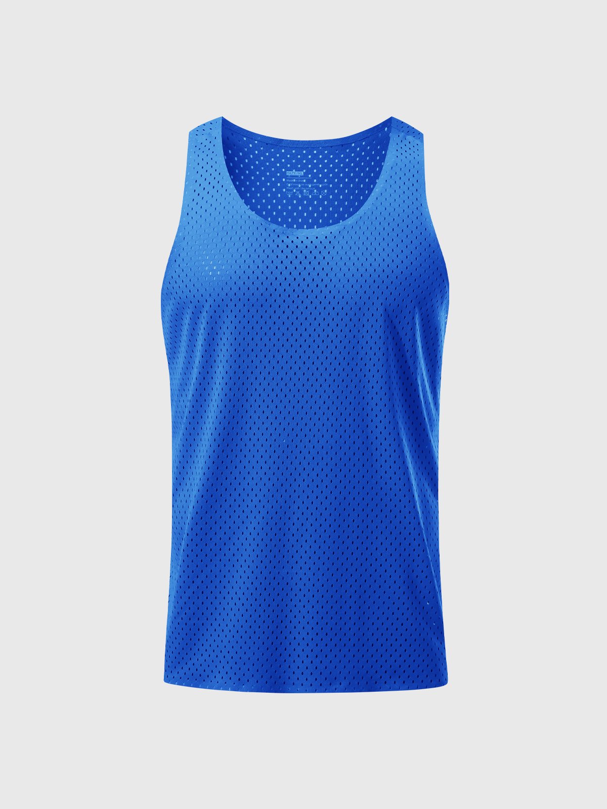 Men's breathable mesh tank top lightweight athletic performance wear - ideal for sports and fitness activities