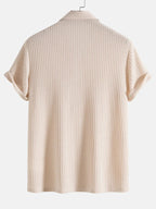 Men's polo shirt - classic short sleeve top in premium material