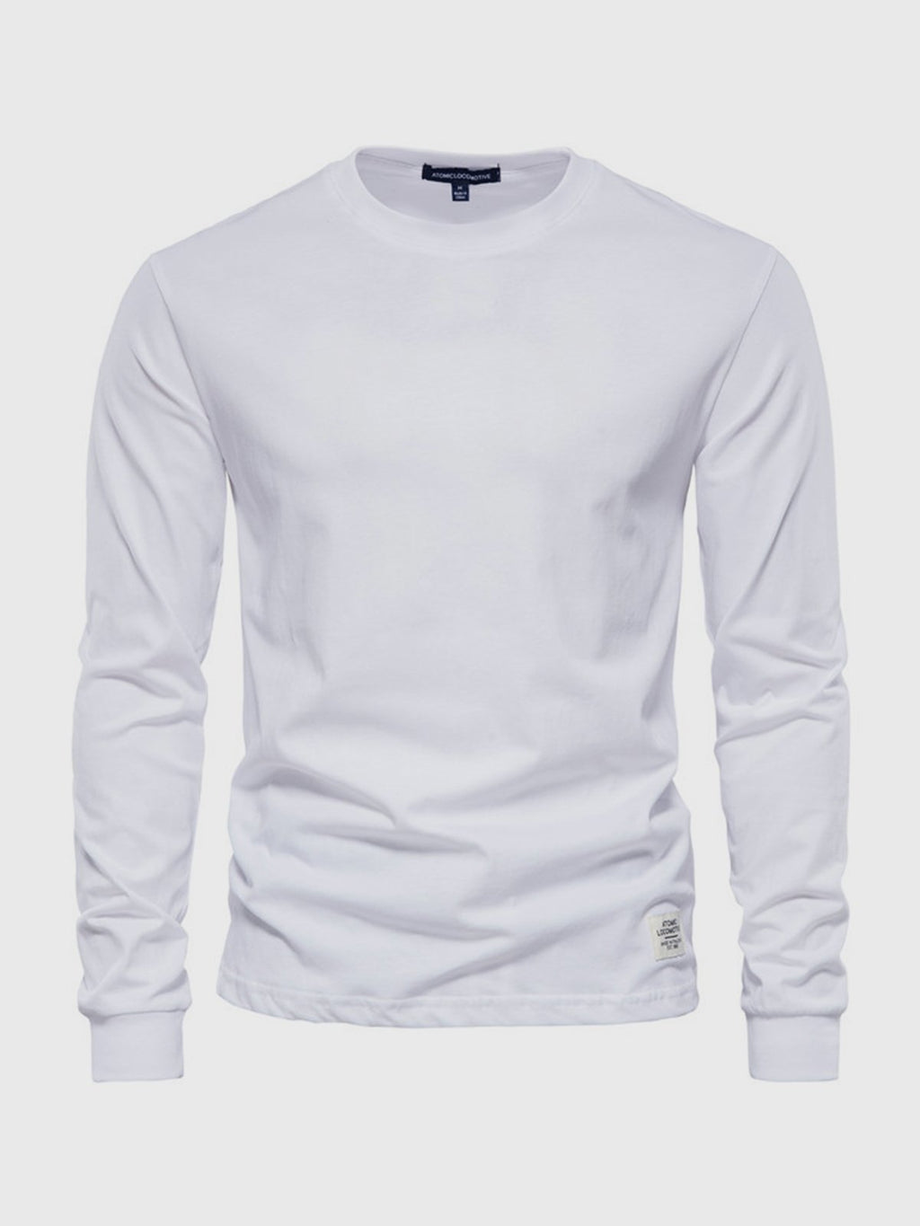 Long-sleeve cotton t-shirt - versatile men's casual wear