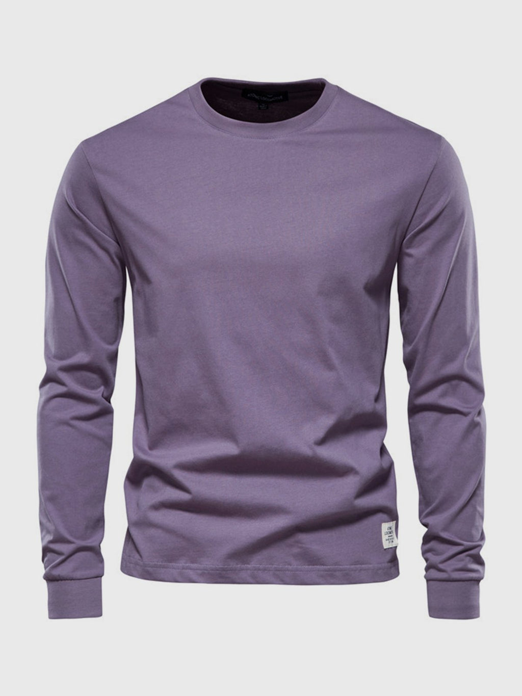 Long-sleeve cotton t-shirt - versatile men's casual wear