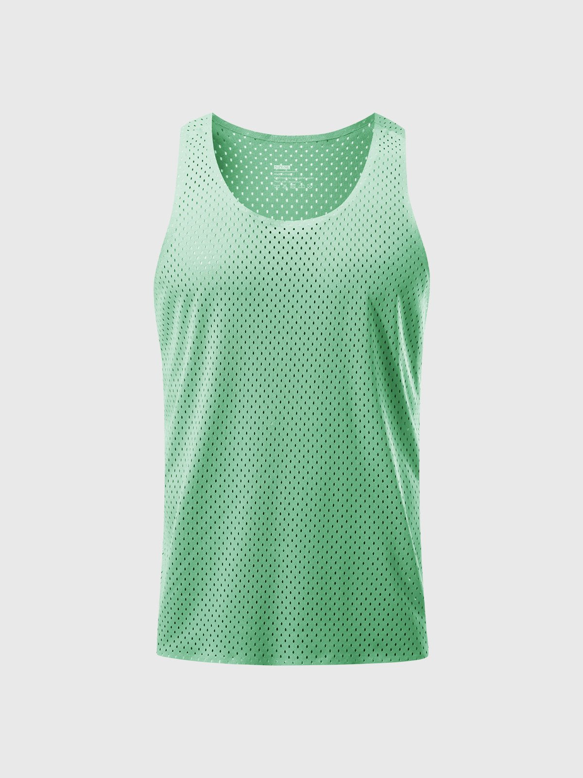 Men's breathable mesh tank top lightweight athletic performance wear - ideal for sports and fitness activities