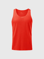 Men's breathable mesh tank top lightweight athletic performance wear - ideal for sports and fitness activities