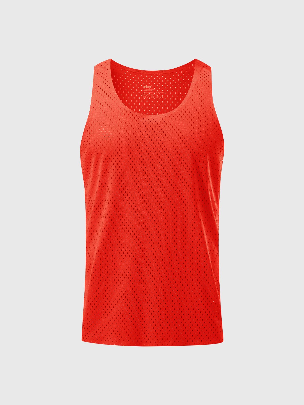 Men's breathable mesh tank top lightweight athletic performance wear - ideal for sports and fitness activities