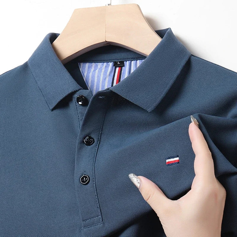 Timeless polo shirt - men’s versatile polo with button detail