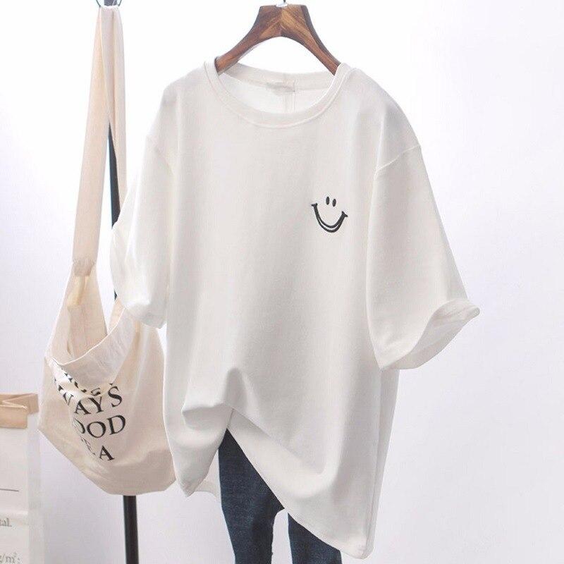 Men's t-shirt with smiley graphic - relaxed fit casual wear in black