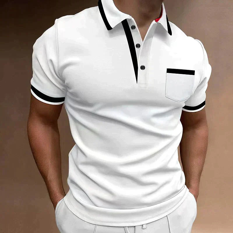 Men's polo shirt classic casual attire - timeless short sleeve style for everyday wear