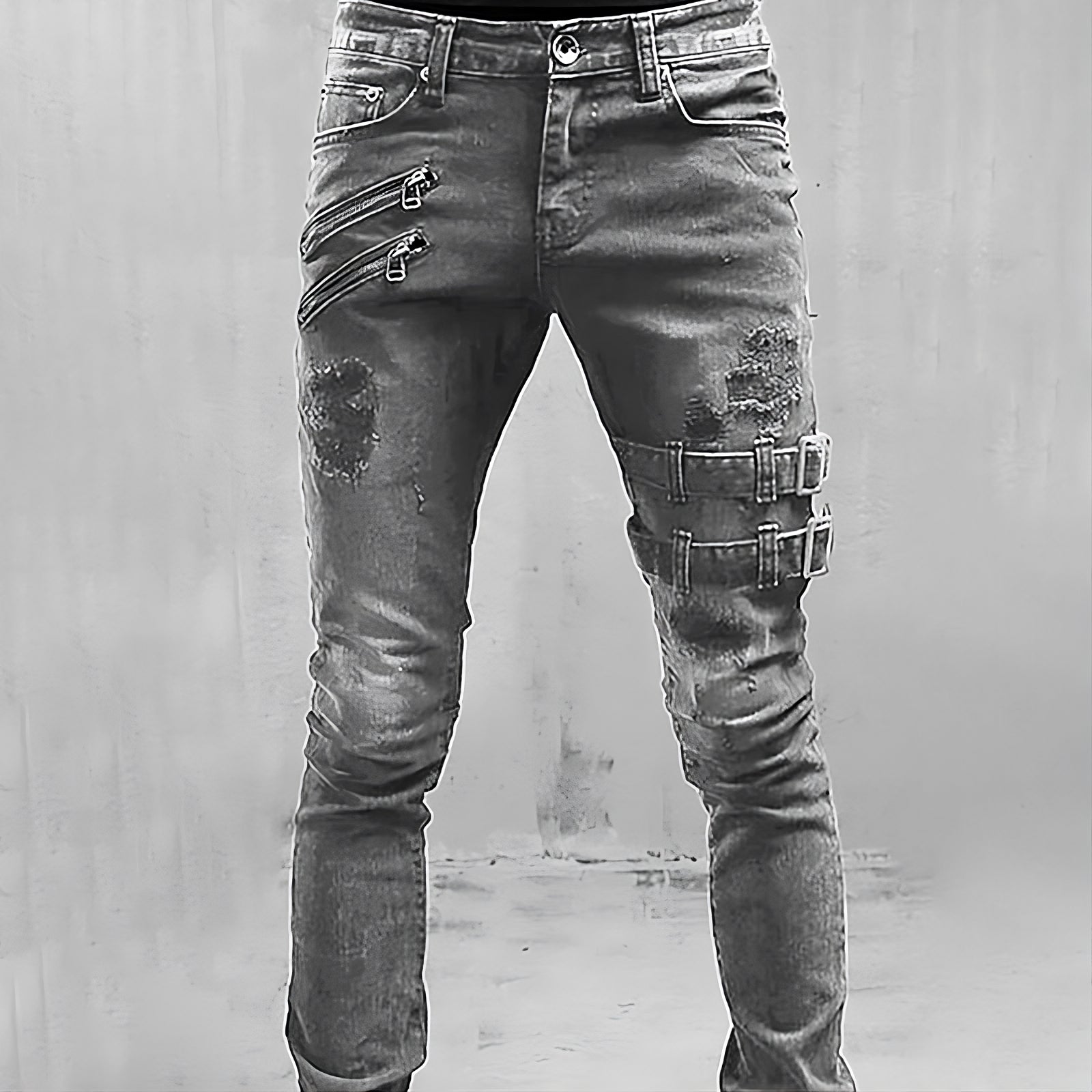 Men’s Slim Fit Jeans - Distinctive Casual Denim Style