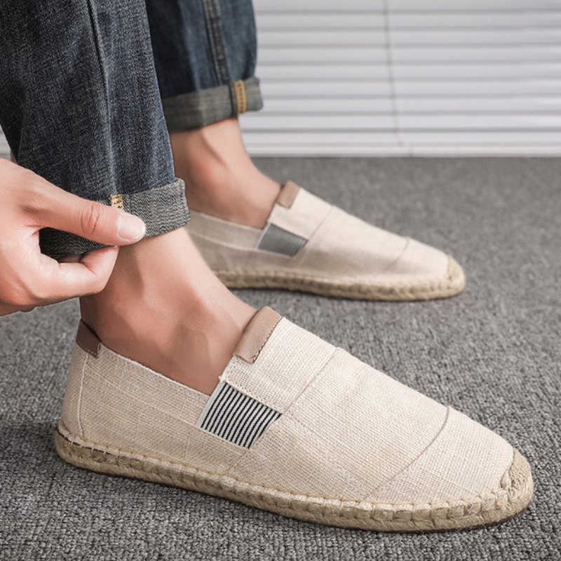 Men's espadrilles lightweight breathable slip-on shoes - stylish casual footwear for everyday wear