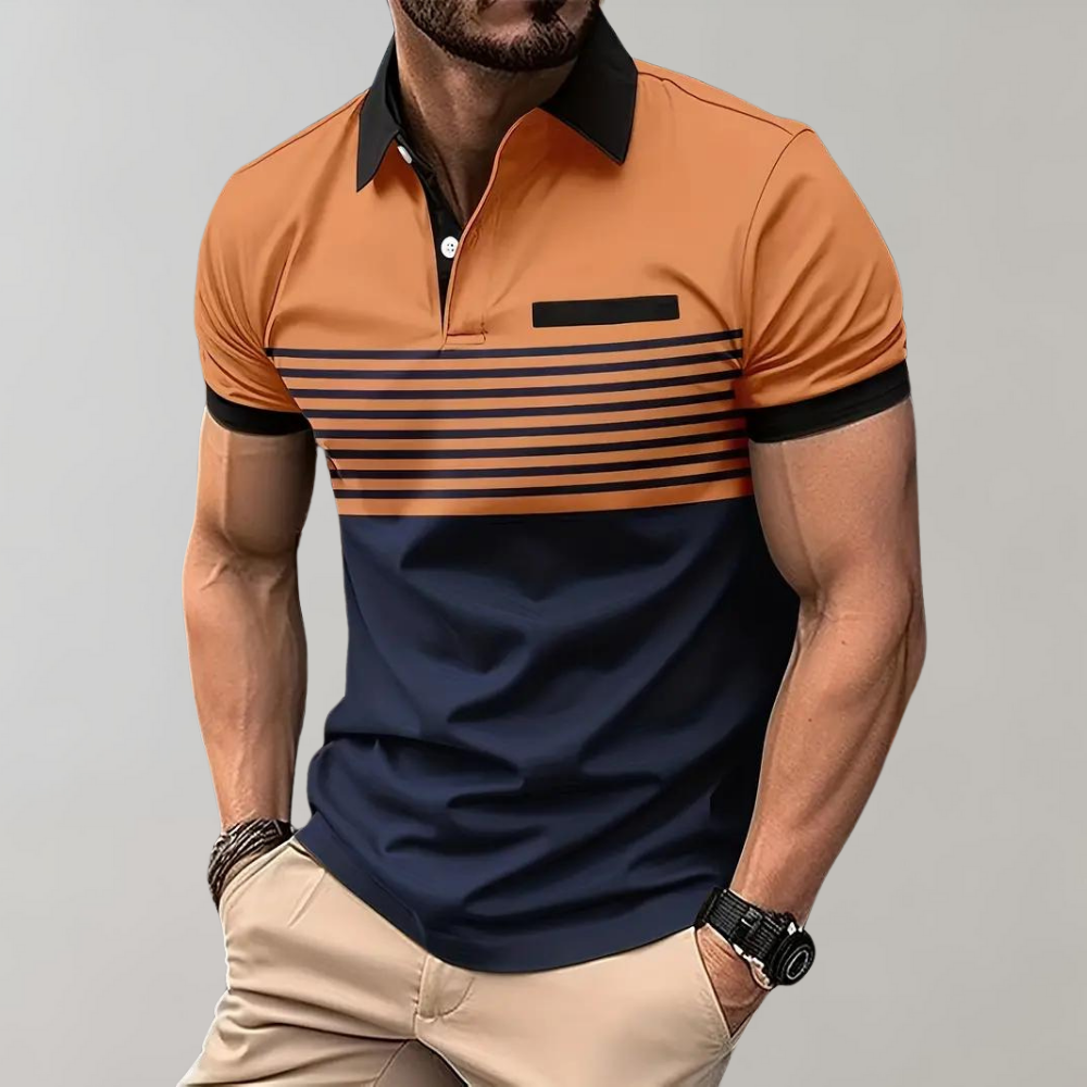 Sophisticated polo shirt - trendy men's summer top