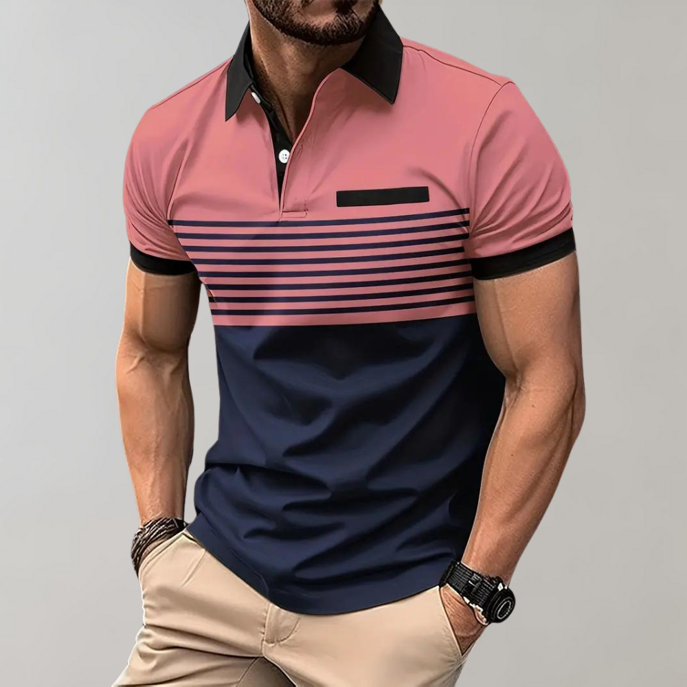 Sophisticated polo shirt - trendy men's summer top