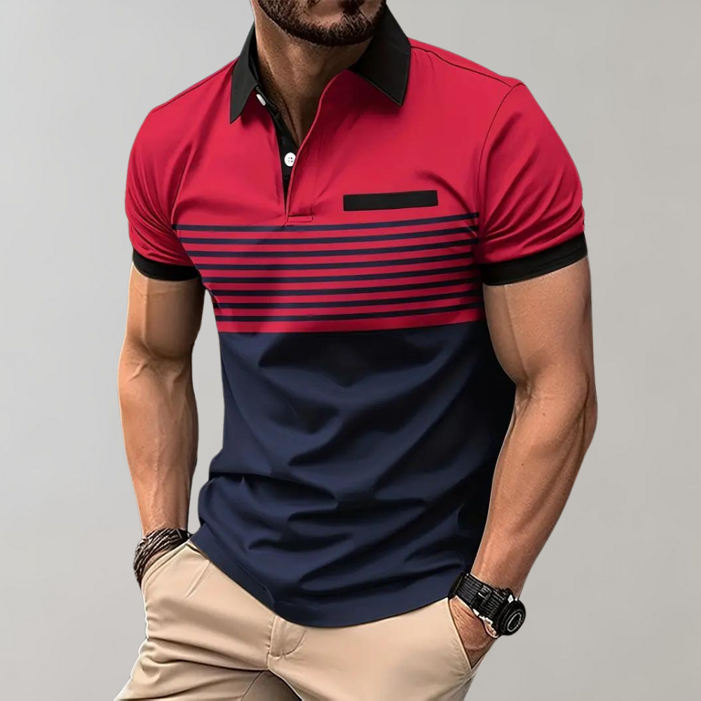 Sophisticated polo shirt - trendy men's summer top