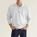Long-sleeve polo shirt - refined men’s casual attire