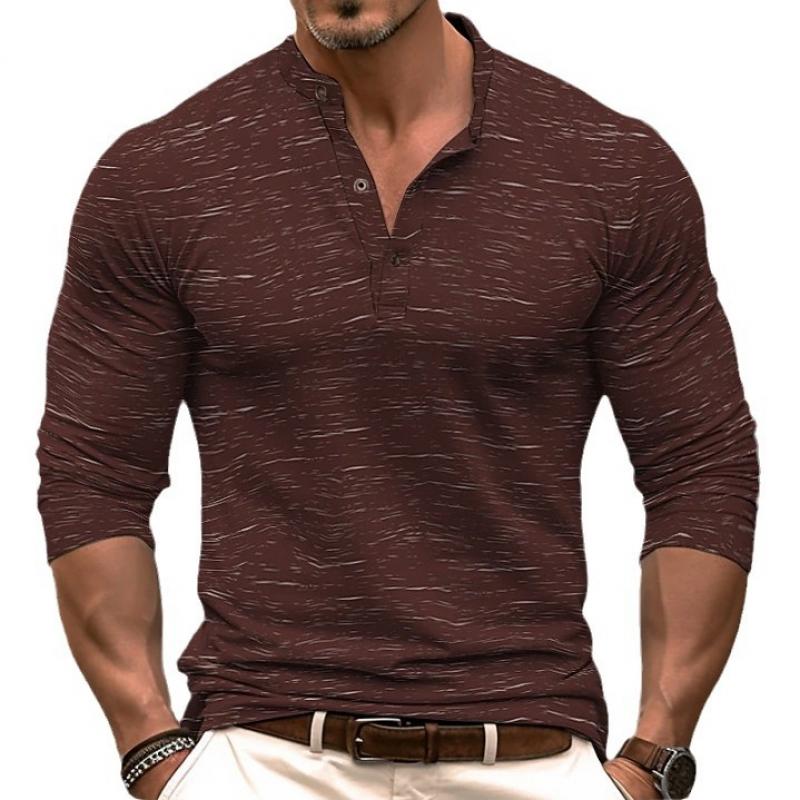 Men's long sleeve shirt lightweight fabric casual everyday wear - stylish classic attire for versatile occasions