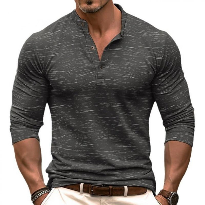 Men's long sleeve shirt lightweight fabric casual everyday wear - stylish classic attire for versatile occasions