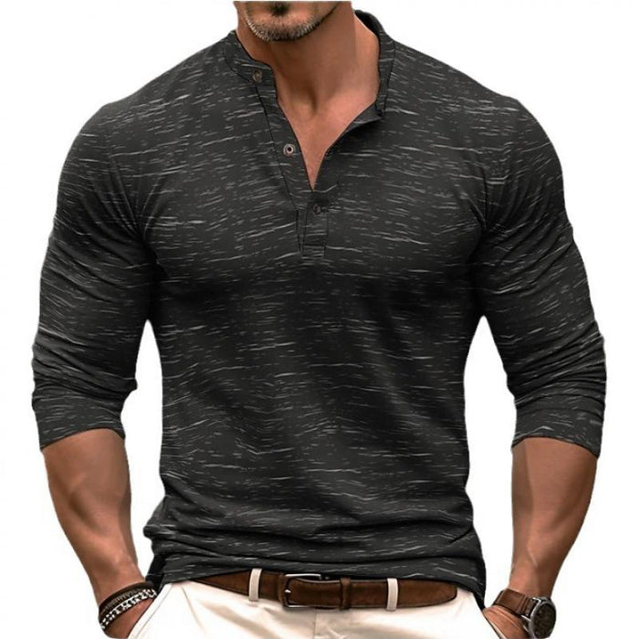 Men's long sleeve shirt lightweight fabric casual everyday wear - stylish classic attire for versatile occasions