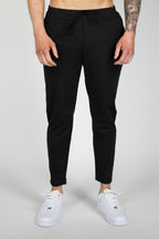 Men's slim fit sweatpants black jogging trousers - versatile relaxed weekend wear