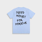 Marlon - men's retro 'desire funds for porsche' cotton t-shirt