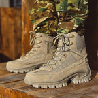 Men's tactical boots - rugged military-style outdoor footwear for hiking and adventures