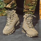 Men's tactical boots - rugged military-style outdoor footwear for hiking and adventures