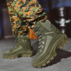 Men's tactical boots - rugged military-style outdoor footwear for hiking and adventures