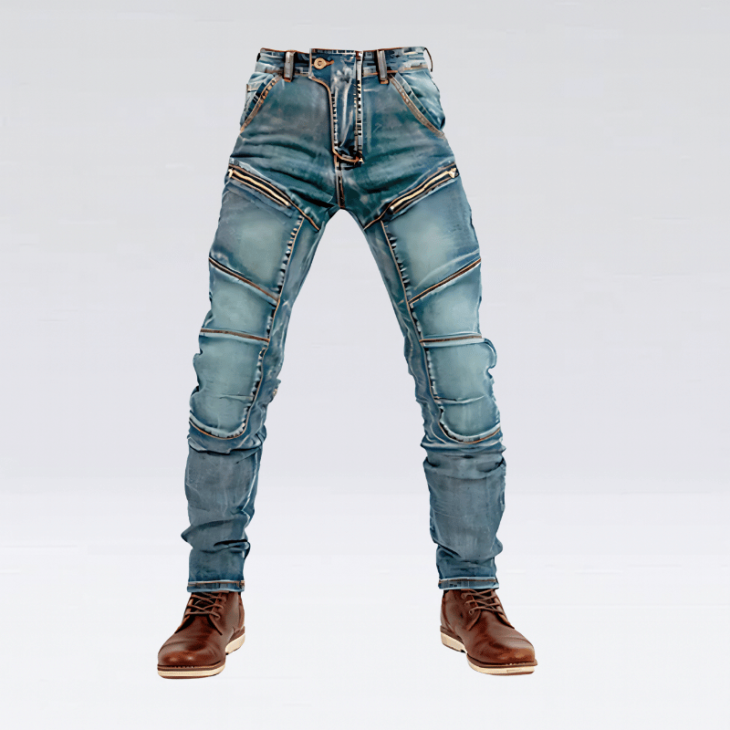 Men’s Slim Fit Denim Jeans – Blue Casual Style