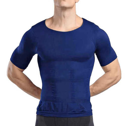 Men's compression fitness t-shirt - optimal support for training and exercise
