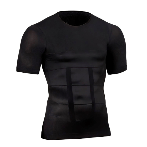 Men's compression fitness t-shirt - optimal support for training and exercise