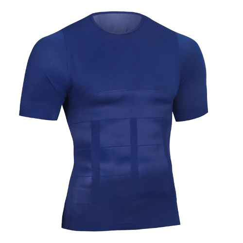 Men's compression fitness t-shirt - optimal support for training and exercise
