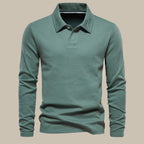 Men's long sleeve polo shirt - timeless and versatile addition to your wardrobe