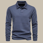 Men's long sleeve polo shirt - timeless and versatile addition to your wardrobe