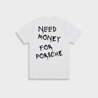 Marlon - men's retro 'desire funds for porsche' cotton t-shirt