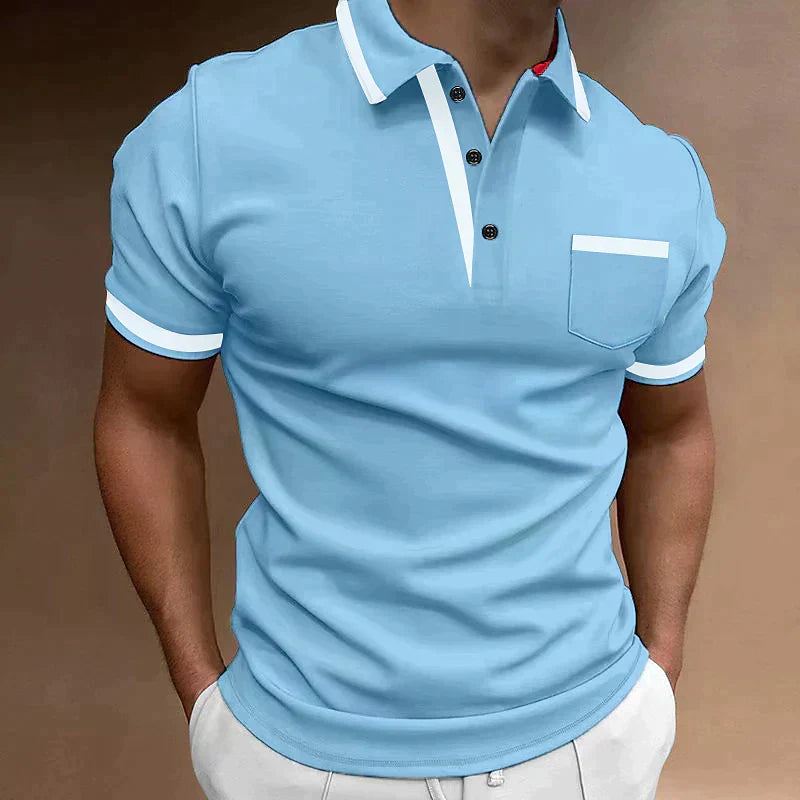 Men's polo shirt classic casual attire - timeless short sleeve style for everyday wear